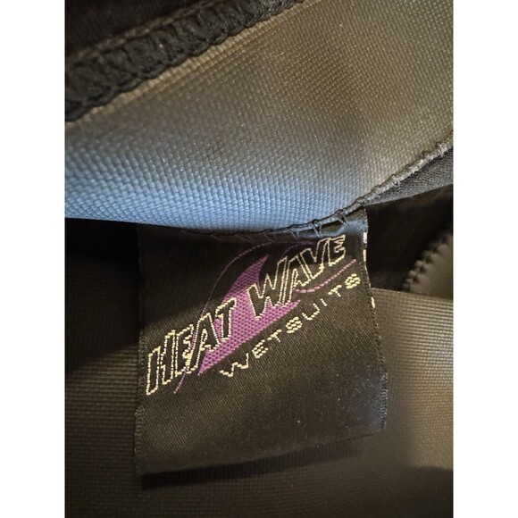 Heat Wave Pro Am Series Thermo Tech Wetsuit Blue Shorty Adult Size Medium Surf - Picture 9 of 11